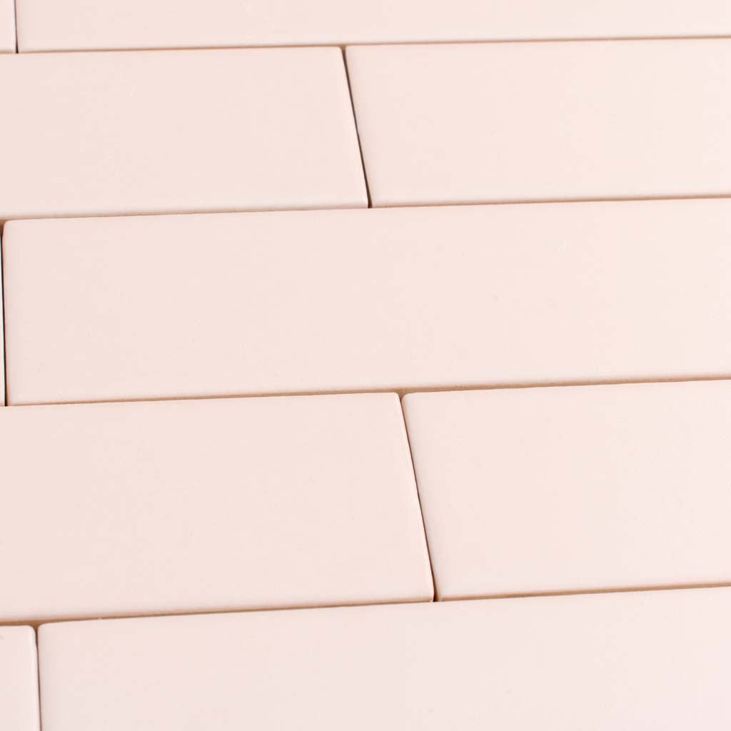 Pink 2x8 Matte Ceramic Subway Tile (60 pack, 6.46 sq ft/case), photo 11 of 12