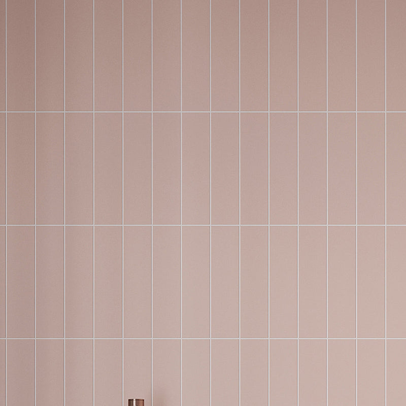 Pink 2x8 Matte Ceramic Subway Tile (60 pack, 6.46 sq ft/case)