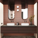 Red 2x8 Glossy Ceramic Subway Deco Tile (38 pack, 4.09 sq ft/case)