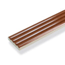 Red 2x8 Glossy Ceramic Subway Deco Tile (38 pack, 4.09 sq ft/case)