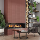 Red 2x8 Matte Ceramic Subway Deco Tile (42 pack, 4.54 sq ft/case)