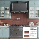 Red 2x8 Matte Ceramic Subway Deco Tile (42 pack, 4.54 sq ft/case) - Sample
