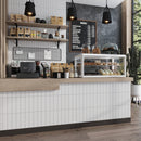 White 2x8 Glossy Ceramic Subway Deco Tile (42 pack, 6.48 sq ft/case) - Sample
