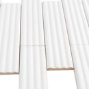White 2x8 Matte Ceramic Subway Deco Tile (38 pack, 4.1 sq ft/case) - Sample