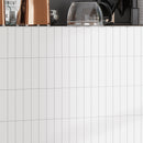 White 2x8 Matte Ceramic Subway Tile (60 pack, 6.46 sq ft/case)