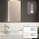 White 2x8 Glossy Ceramic Subway Tile (60 pack, 6.46 sq ft/case)