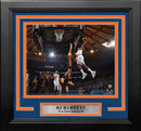 RJ Barrett Slam Dunk New York Knicks 8" x 10" Framed Basketball Photo by Dynasty Sports & Framing