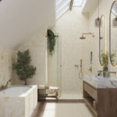 Light Beige 12x12 Natural Uniform Square Porcelain Mosaic Tile (8 pack, 7.62 sq ft/case) - Sample