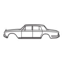 1965 Silver Shadow Metal Car Wall Art - MT0076