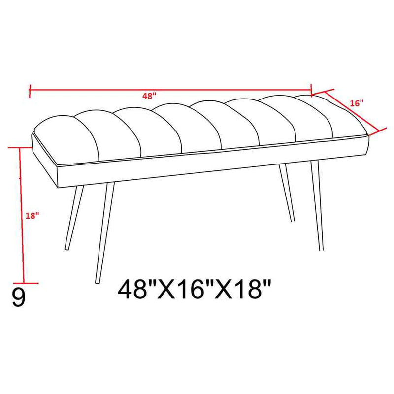 Natters Dark Green Bench