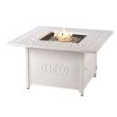 Aluminum 42-in Square Propane Fire Table with Beads, Covers and Lid