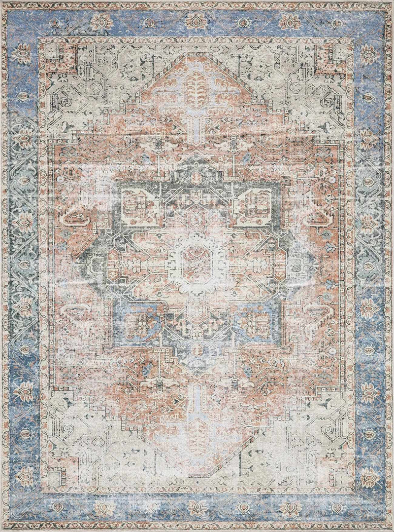 Rosman Distressed Washable Rug