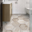 Beige 10x10 Matte Hexagon Porcelain Tile (20 pack, 10.43 sq ft/case)