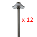 RPL8901 x12 Package Outdoor Garden Pathway Light | Low Voltage Brass Path Light [FINAL SALE]
