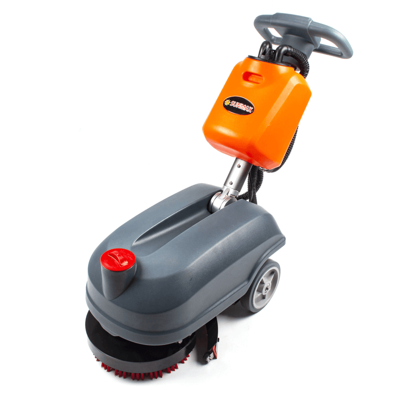 RT15 14" Commercial Compact Floor Scrubber Machine, 14500 sqft/h, 4-Gal Sewage Tank, Efficient Cleaning for Hard Floors