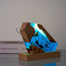 Resin Ocean Lamp,Shark and Diver resin wood lamp by EP Designlab LLC