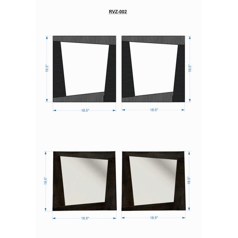 Louviere Modern Wall Mirror