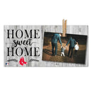 Boston Red Sox Home Sweet Home 6" x 12" Wood Sign by Dynasty Sports & Framing