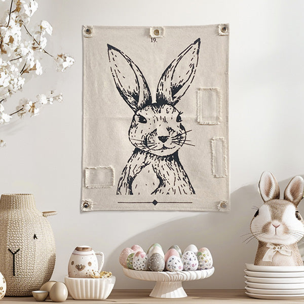 Mr. Rabbit Fabric Wall Art