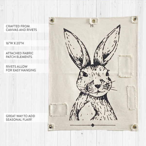 Mr. Rabbit Fabric Wall Art