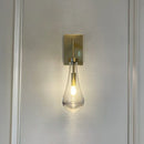 Raindrop Crystal Wall Sconce