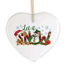 Radiant Charm Let it Snow Christmas Ornament