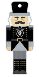 Las Vegas Raiders Wood Nutcracker Ornament