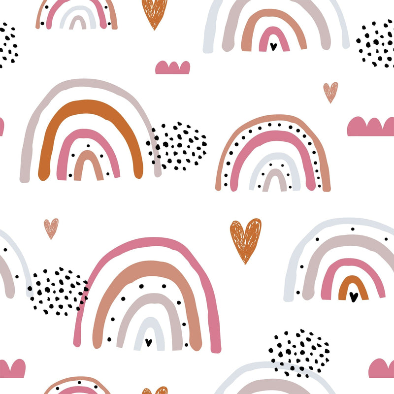 Pastel Rainbow Wallpaper Peel and Stick