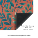 Rainforest Peach Outdoor Doormat – 18" x 30" Non-Slip, Nylon