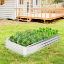 Metal Galvanized Raised Garden Bed with Open-Ended Base by LJGDeals