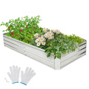 Metal Galvanized Raised Garden Bed with Open-Ended Base by LJGDeals