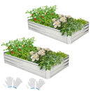 Metal Galvanized Raised Garden Bed with Open-Ended Base by LJGDeals