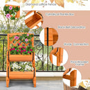 2-Tier Raised Garden Bed with Trellis and Planter Boxes by LJGDeals