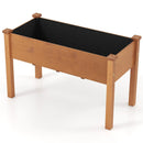 Raised Garden Bed with Legs and Drainage Holes for Backyard-Brown by LJGDeals