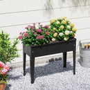 Raised Garden Bed Elevated Metal Planter Box with Legs Drainage Holes by LJGDeals