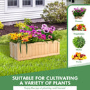 Folding Wooden Raised Garden Bed with Removable Bottom for Herbs Fruits Flowers by DirectDeals