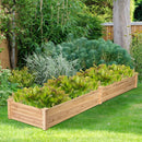 Wooden Vegetable Raised Garden Bed for Backyard Patio Balcony by LJGDeals