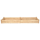 Wooden Vegetable Raised Garden Bed for Backyard Patio Balcony by LJGDeals