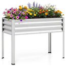 Raised Garden Bed with Legs Electro-Coating Metal Large Elevated Planter Box by LJGDeals