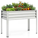 Raised Garden Bed with Legs Electro-Coating Metal Large Elevated Planter Box by LJGDeals