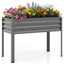 Raised Garden Bed with Legs Electro-Coating Metal Large Elevated Planter Box by LJGDeals