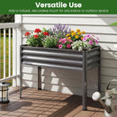 Raised Garden Bed with Legs Electro-Coating Metal Large Elevated Planter Box by DirectDeals