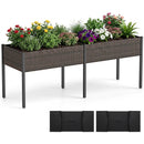 Raised Garden Bed with Legs and Removable Liner - 73 Inch by LJGDeals