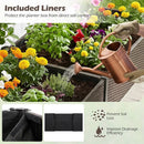 Raised Garden Bed with Legs and Removable Liner - 73 Inch by DirectDeals