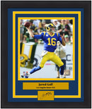 Jared Goff in Action Los Angeles Rams 8" x 10" Framed Football Photo with Engraved Autograph by Dynasty Sports & Framing