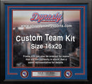 New York Rangers Custom NHL Hockey 16x20 Picture Frame Kit (Multiple Colors) by Dynasty Sports & Framing