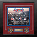 Texas Rangers Custom MLB Baseball 16x20 Picture Frame Kit (Multiple Colors) by Dynasty Sports & Framing