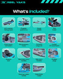 Raptor 9.5ft Propeller Drive Modular Fishing Kayak by ReelYaks