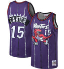 Vince Carter Toronto Raptors Mitchell & Ness Purple 1998-99 Hardwood Classics Swingman Jersey by Dynasty Sports & Framing