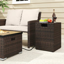 Rattan Propane Tank Cover Patio Hideaway Tank Side Table by LJGDeals